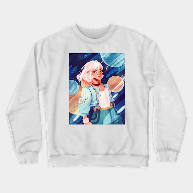 Planetarium Crewneck Sweatshirt by nic_ochoa